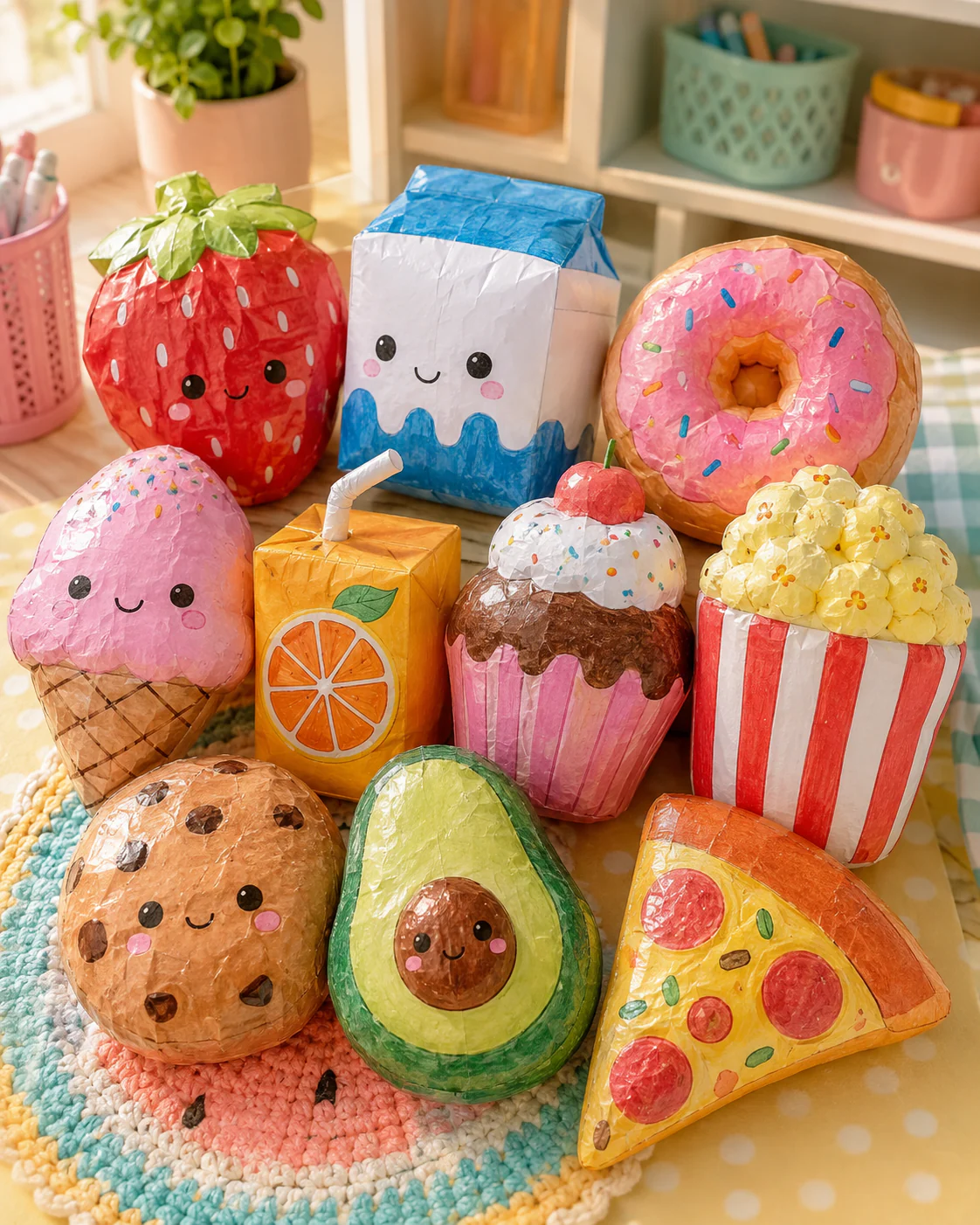 Paper Squishies de comidas fofas